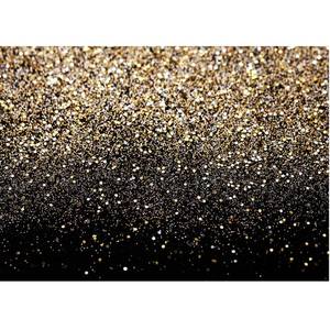 lot 6133 image: SJOLOON Black and Gold Backdrop Gold Spots Backdrop Vinyl Photography Backdrop Vintage Background for Family Birthday Party Newborn Studio Props 11547(8x6FT)