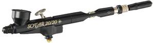 lot 6170 image: Badger Air-Brush Co. Sotar 2020-2F Large Gravity Feed Fine Airbrush, Black
