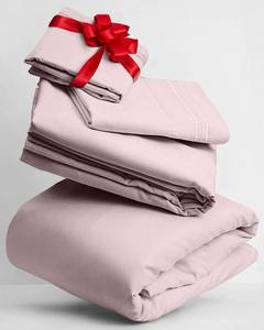 lot 6179 image: Mellanni Twin XL Sheets Set - 3 PC Iconic Collection Bedding - Hotel Luxury, Extra Soft, Cooling Bed Sheets - Wrinkle, Fade, Stain Resistant (Twin Extra Long, Blush Pink)