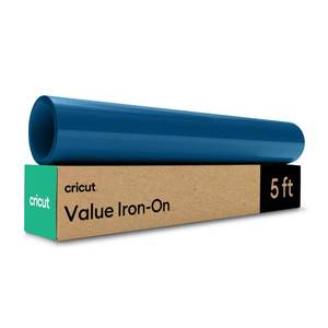 lot 6182 image: Cricut Value Iron On, Navy Blue (12in x 5ft roll) - HTV Heat Transfer Vinyl