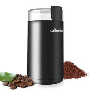 lot 6192 image: Wancle Electric Coffee Grinder, Spice Grinder, One Touch Coffee Mill for Beans, Spices and More, with Clean Brush Black