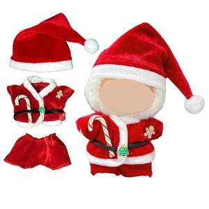 lot 6203 image: Christmas Costume Set (Without Dolls), 17cm Doll Christmas Costume Set, Festive Dress (Santa Claus)