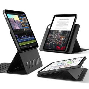 lot 6211 image: ESR for iPad A16 Case, iPad 11th10th Generation Case (20252022), Removable Magnetic Cover, Adjustable PortraitLandscape Stand with Raised Screen View, 9 Standing Angles, Black