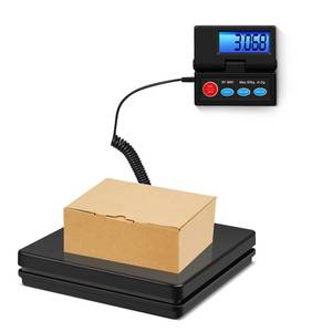 lot 7462 image: Flexzion USPS Shipping Scale for Package, Heavy-Duty Digital Shipping Postal Scale with Wall-Mounted LCD 110Lbs50KG Max Capacity - Precision Weighing Box Scale with Tare & Hold Features