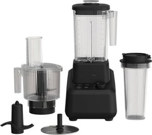 lot 7475 image: bella PRO - MasterBlend 3-in-1 Prep System with Blender, Personal Blender & Food Processor - Black Wash