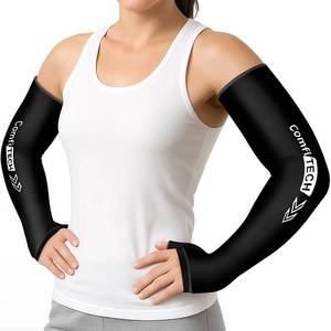 lot 8075 image: ComfiTECH 2 Pack Wrist and Arm Ice Pack Wrap, Targeted Recovery for Pitchers, Golfers and Tennis Players, Features an Extended-Length Sleeve Design with Flexible Gel for Arm, Elbow and Wrist, Medium