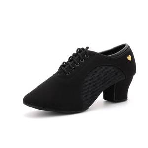 lot 8120 image: RoseMoli Womens Latin Dance Shoes Lace-up Ballroom Modern Salsa Rhythm Teaching Practice Professional Performance Dance ShoesBlack-2