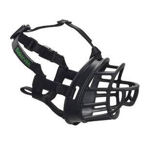 lot 8161 image: Baskerville ULTRA Muzzle - Patented Humane Design, Breathable, Dog can Pant and Drink, Adjustable, Padded, Training Muzzle for Medium-sized Dogs, Prevents Biting, Wildlife Scavenging (Size 3, Black)
