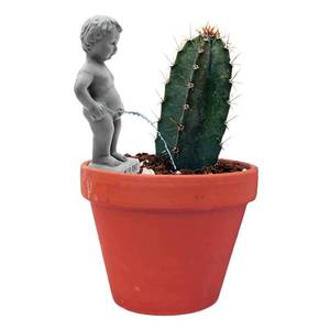 lot 8177 image: NPW Plant Life ��Pee My Plants�� Self-Watering Stake Statue �� Funny Self-Watering Plant Spike, Novelty Garden & Houseplant Decor