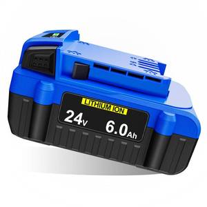 lot 8185 image: JGSPJ 6.0Ah Battery Replacement for Kobalt 24V Battery, Compatible with Kobalt 24 Volt Max Lithium Ion Battery KB524-03 KB624-03 KB424-03 KB224-03 KB124-03