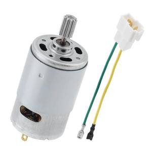 lot 8190 image: ZVKV RS550 DC Motor 9.6mm 10 Teeth Gear Micro Motor 24V 25000RPM High Speed Electric Motor Drive Engine Replacement for Electric Ride On Vehicles with Welding Free Connecting Wire