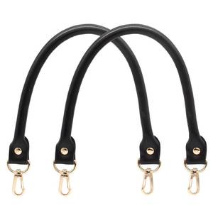 lot 8217 image: Piutouyar Black Genuine Leather Purses Straps, 40cm  15.7 Inches Short Leather Strap, Purse Handle Replacement for Handbag, Shoulder Bag(2Pcs)