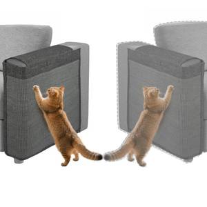 lot 8268 image: Reversible Cat Scratch Couch Protector Made of Natural Sisal for Ultimate Furniture Protection,Couch Protector from Cat Claws,Couch Corner Cat Scratcher, Universal Fit Both Sides(Dark Grey,1-Pack)