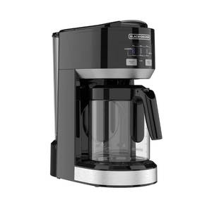 lot 11051 image: BlackDecker Dual Brew 14-Cup Carafe Single Serve Coffee Maker with Auto-Clean Function, Compact Design, K-Cup & Reusable Ground Filter Compatible with 70 oz. Water Reservoir & Fast Brew Technology