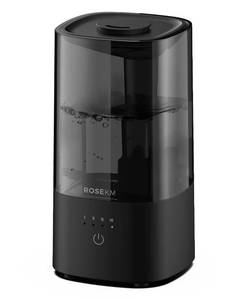 lot 11057 image: ROSEKM Humidifiers for Bedroom, 2.0L Cool Mist Humidifier for Home Plant and Baby Nursery, Quiet Ultrasonic Humidifier with 360° Nozzle, Auto Shut-Off, Filterless, Black