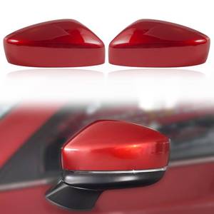 lot 11071 image: CZShiYue Car Rearview Mirror Cover Cap Housing Protective Cover for Exterior Mirrors Fit for Mazda CX-5 CX5 2017 2018 2019 2020 2021 Car Accessories (Red, Right Passenger Side)