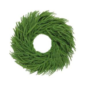 lot 13374 image: 24�� Norfolk Pine Wreath, Christmas Wreaths for Front Door, Christmas Door Wreath Featuring Outdoor Christmas Wreath Design, for Christmas Decor Indoor Outdoor Window Wall Decoration