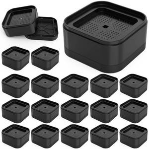 lot 13427 image: appacare 20 Pack Furniture Risers Adjustable Bed Risers Desk Leg Risers 1.38,Bed Lifts Risers Square Bed Raising Blocks for TableDeskCouchChairSofaBedCabinet