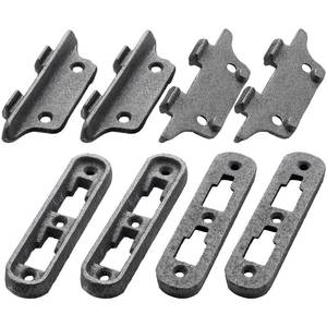 lot 14040 image: Zonon 8 Pcs Large Cast Iron Bed Rail Fastener Set Bed Rail Fasteners for Repair