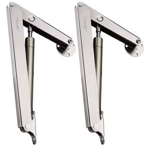 lot 14046 image: Douper 200N Gas Struts Heavy Duty Soft Close Lid Support Hinges Automatic Slow Lowering Safety Pneumatic Lid Lifters Gas Springs Pack of 2