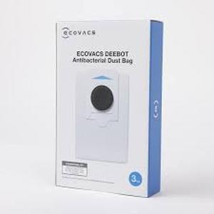 lot 5551 image: Ecovacs Deebot Antibacterial Dust Bags - 3 Pack