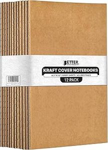 lot 6046 image: Labkiss 12 Pack Large Kraft Line Notebooks