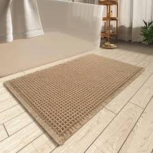 lot 6137 image: Non-Slip Waffle Design Bath Mat