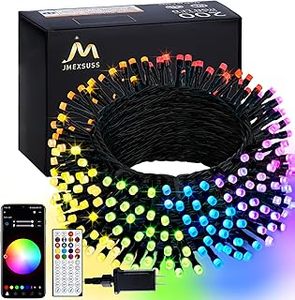 lot 8196 image: RGB LED String Lights with Remote Control (Bad Green)