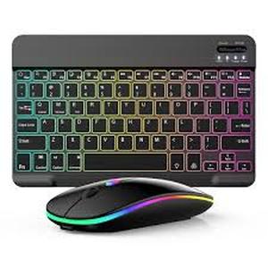 lot 8213 image: RGB Wireless Mouse and Keyboard Combo