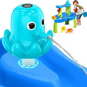 lot 14092 image: Water Table Pump - Cordless & Rechargeable Water Pump for Water Table with Magnetic Octopus Design, Quick-Install Outdoor SandWater Play Toys & Durable Accessories for Toddlers Kids (Green)