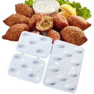 lot 1573 image: YINRONG Meatball Mold��Kibbeh Meatloaf Maker Press Manual Tool Durable DIY Plastic Homemade Meatballs Maker Kitchen Cooking Accessories