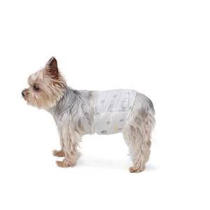lot 1625 image: Amazon Basics Male Dog Diapers, 30 Count, X-Small, Ultra Absorbent Disposable Wrap with Secure Fit, Leakproof and Comfortable