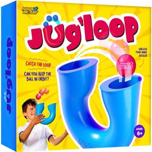 lot 1631 image: Ninja Blast Jugloop - Juggling Balls Skill Game - Outdoor Games for Kids, Teens, & Adults Boys Toys for Ages 8-13 - 8 9 10 Year Old Boy Toy 8-12 - Teen Tween Birthday Gift for 8-10, 10-12 Years
