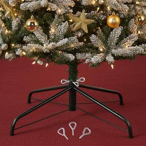 lot 2479 image: REFGY Heavy-Duty Folding Christmas Tree Stand, 15.7 Metal Artificial Tree Holder, Replacement Base for 4-6 Ft Xmas Trees with 0.75-1.26 Pole, Sturdy, Durable & Easy Assembly