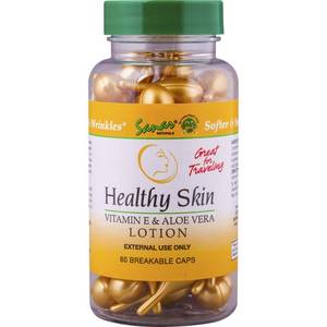 lot 2497 image: Sanar Naturals Healthy Skin Vitamin E Lotion with Aloe Vera Gel, 60 ct - Face Moisturizer Skin Care, Serum Capsules - Reduce Wrinkles, Dark Spots - Rapid Repair for Smooth Hydrated Skin