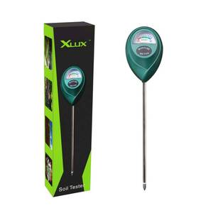 lot 4336 image: XLUX Soil Moisture Meter, Plant Water Monitor, Hygrometer Sensor for Gardening, Farming, Indoor and Outdoor Plants, No Batteries Required