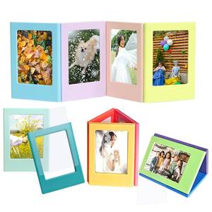 lot 4366 image: JOYZO 2x3 Magnetic Picture Frames, 12 Pack Mini Frames with Clear Front Covers for Instax Mini Films, for Polaroid Instax 12 11 41 90 SE EVO Photo Desktop Refrigerator Display