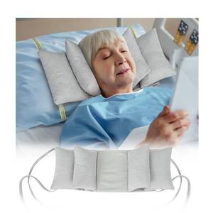 lot 4372 image: Mistuki Neck Wedge Stabilizer Pillow for Sleeping to Keep Head Straight While Surgery Head Upright Medical Wedge Positioning Bedridden Disabled Elderly Face up Posture Corrector Headrest
