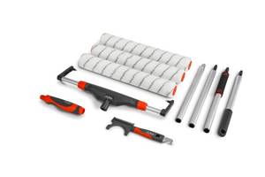 lot 5593 image: PinStone 10pcs 12-18 Large Paint Roller Kit used