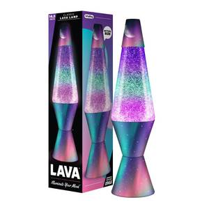 lot 5643 image: Lava� Lamp - 14.5 Polar Glimmer - The Original Motion Light - Silver Glitter, Multicolor Base and Globe - Item #2048 (Amazon Exclusive) does not power on