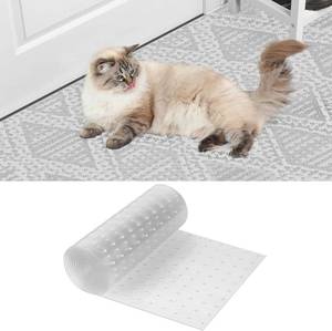lot 5644 image: Carpet Protector for Pets - 63in15.7in Plastic Office Chair Mat for Carpet Floor for Rolling Chair Mat Protector Carpeted Floors Mats, Heavy Duty Office Desk Chair Mat for carpet Floors (Easy to Cut)