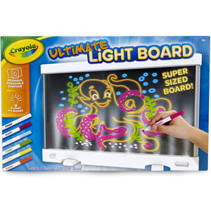lot 5647 image: Crayola Ultimate Light Board  White  Holiday & Christmas Gifts for Kids  LED Tracing & Drawing Board  Light Up Toy  Gift  Ages 6 & Up