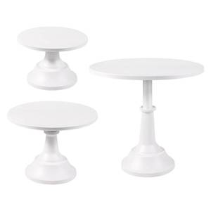 lot 5656 image: Voittozege 3 Pack White Cake Stand, Dessert Table Display Set, 8 10 12 Display Table with Base, Multi-Function Cake Stand for Birthday, Wedding, and Party Decorations, Celebratio, Anniversary