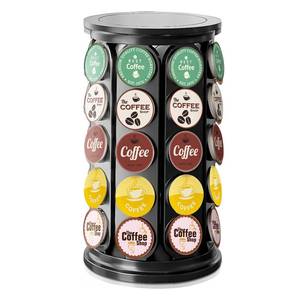 lot 5661 image: TOMSHUB K Cup Holder, Coffee Pod Storage Carousel Holder Organizer Compatible with 40 Keurig K-Cup Pods, Home or Office Kitchen Counter Organizer��Black��
