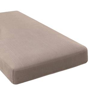 lot 6289 image: H.VERSAILTEX Super Stretch Individual Chaise Cover Sectional Couch Covers for L Shaped Sofa Both LeftRight Featuring Thick Jacquard Textured Twill Fabric (1 Piece Chaise Cover Large, Sand)