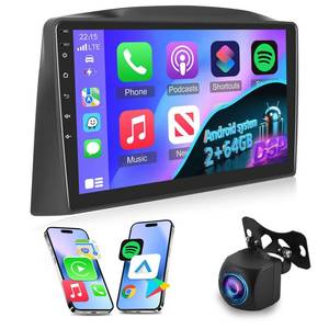 lot 6296 image: 264G Car Stereo for Jeep Grand Cherokee 2005 2006 2007, 10.1 Inch Touchscreen Android Radio - Wireless Carplay & Android Auto, DSPEQ, 5GWiFi, GPS, Multi UI, SWC  Backup Camera  Canbus