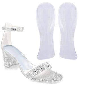 lot 6316 image: Heel Inserts for Women - Weight Shifting Insoles for High Heels, Gel Inserts Comfort Pads for Foot Pain Relief (Small - US 6-7.5 Women Shoes)