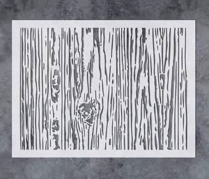 lot 6322 image: GSS Designs Wood Grain Stencil Large 12x16 Inch - Reusable Background Mylar for Painting on Wood, Wall, Canvas, Paper, Fabric - DIY Art and Craft Wall Stencil