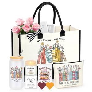 lot 6333 image: JoycuFF Book Lovers Gifts, Book Accessories Bookish Christmas Gifts for Books Lovers Women, Librarian Club Gift for Readers Bookworms