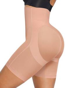 lot 8290 image: SHAPELLX Shapewear for Women Tummy Control Faja Body Shaper High Waist Shaping Panties Slimmer Seamless Butt Lifting Shapewear Shorts